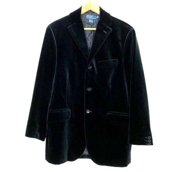 Polo Ralph Lauren Velvet Sport Coat Cigar Jacket